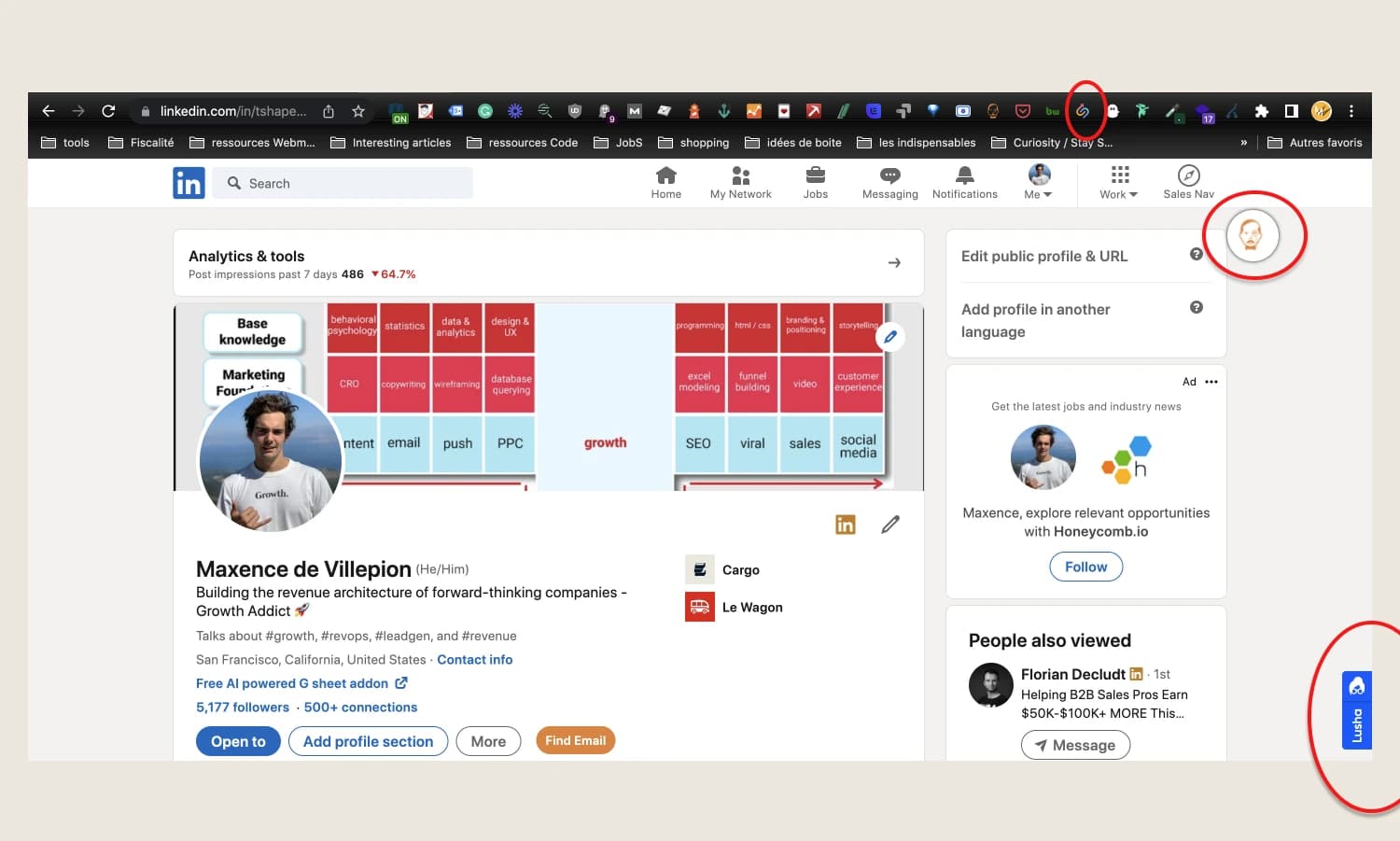 LinkedIn enrichment workflow